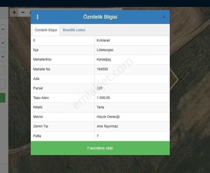 Karaağaç Köyünde, Müstakil Tapulu 1000m2 Satılık Tarla!!