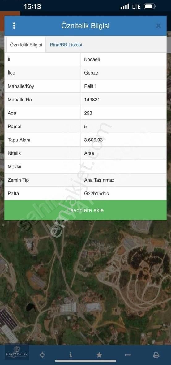 Pelitlide Satılık Arsa (açıklamayı Okuyunuz)