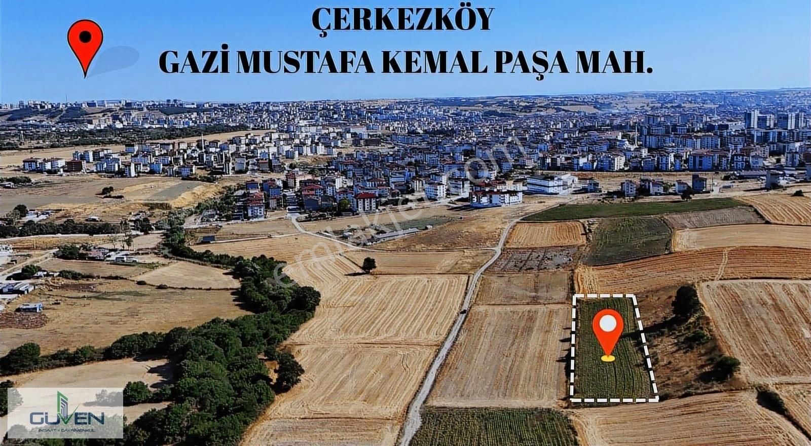 Güven'den Çerkezköy'de 222m² İmar İçi Parselimiz Satıştadır.....