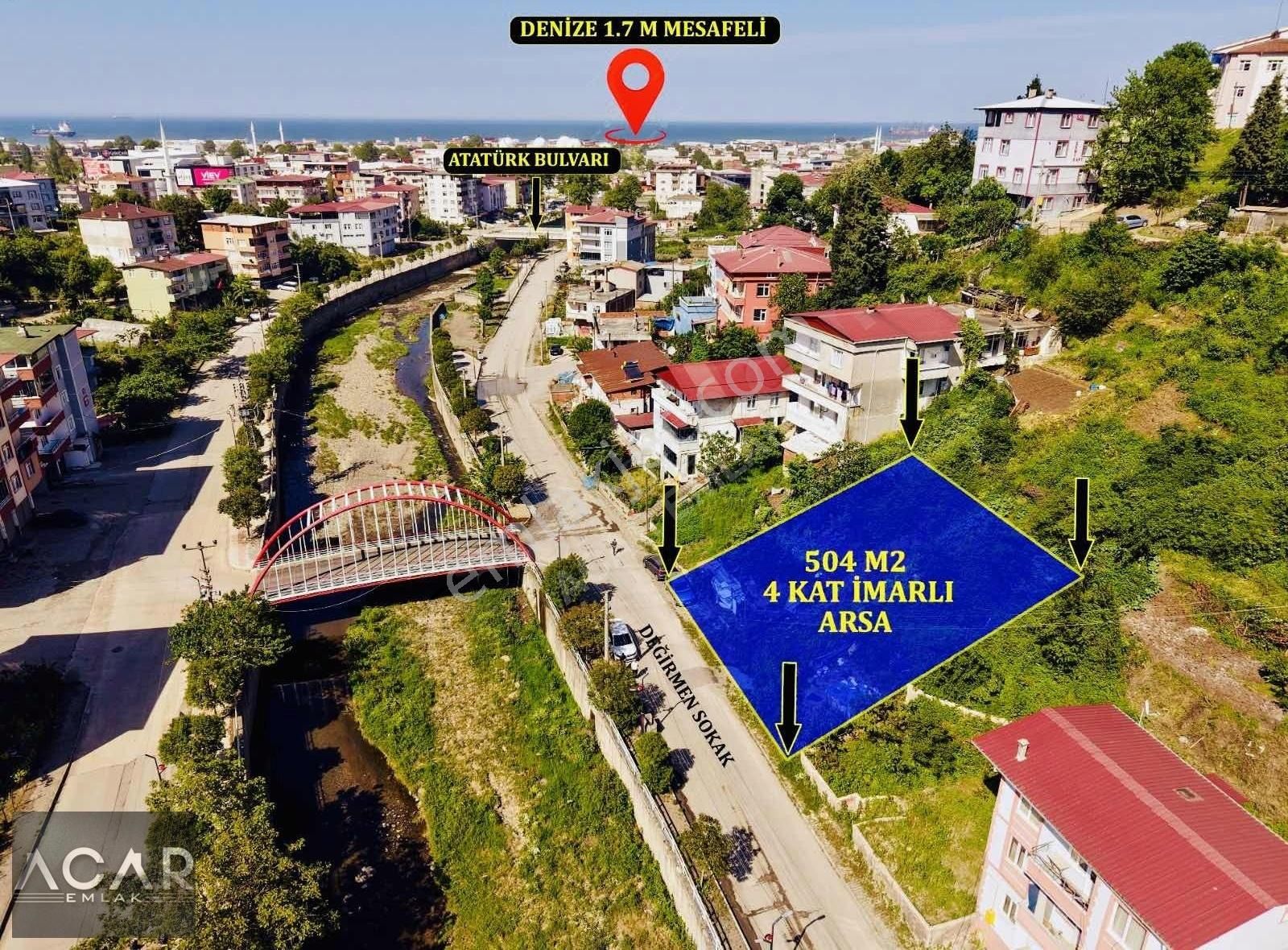 Acil!!4 Kat Konut İmarlı Emsalsiz Konumlu Daire Fiyatına 504 M2