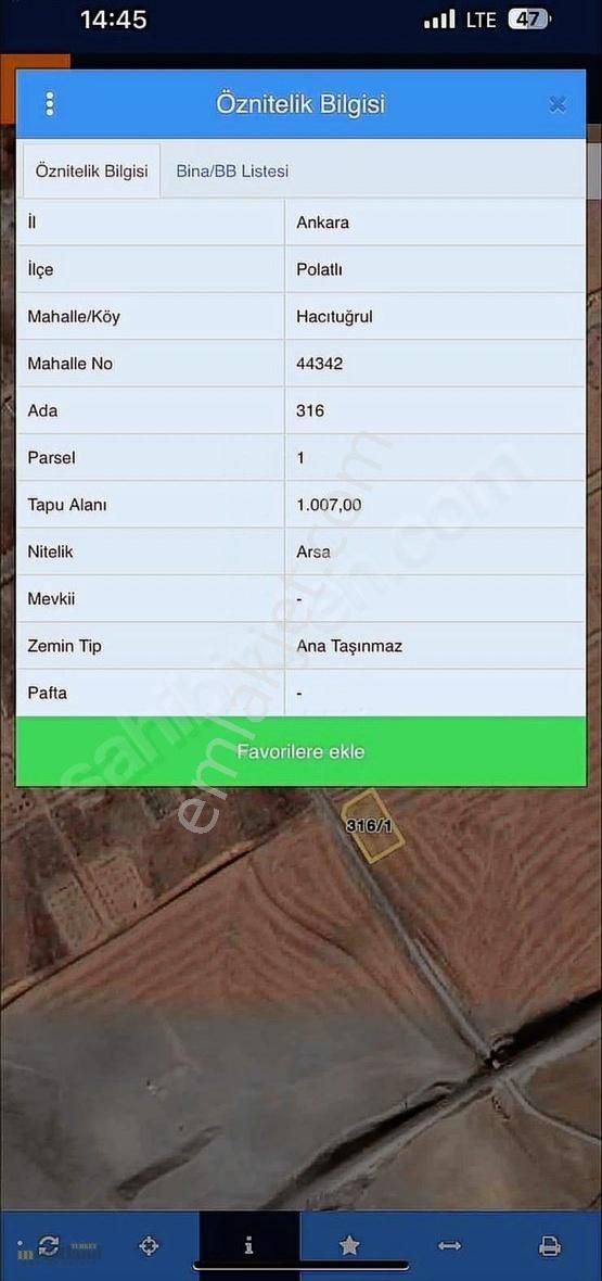 Hacıtuğrul'da Köşe Villa Parseli ( Araç Takaslı ) - Görsel 4