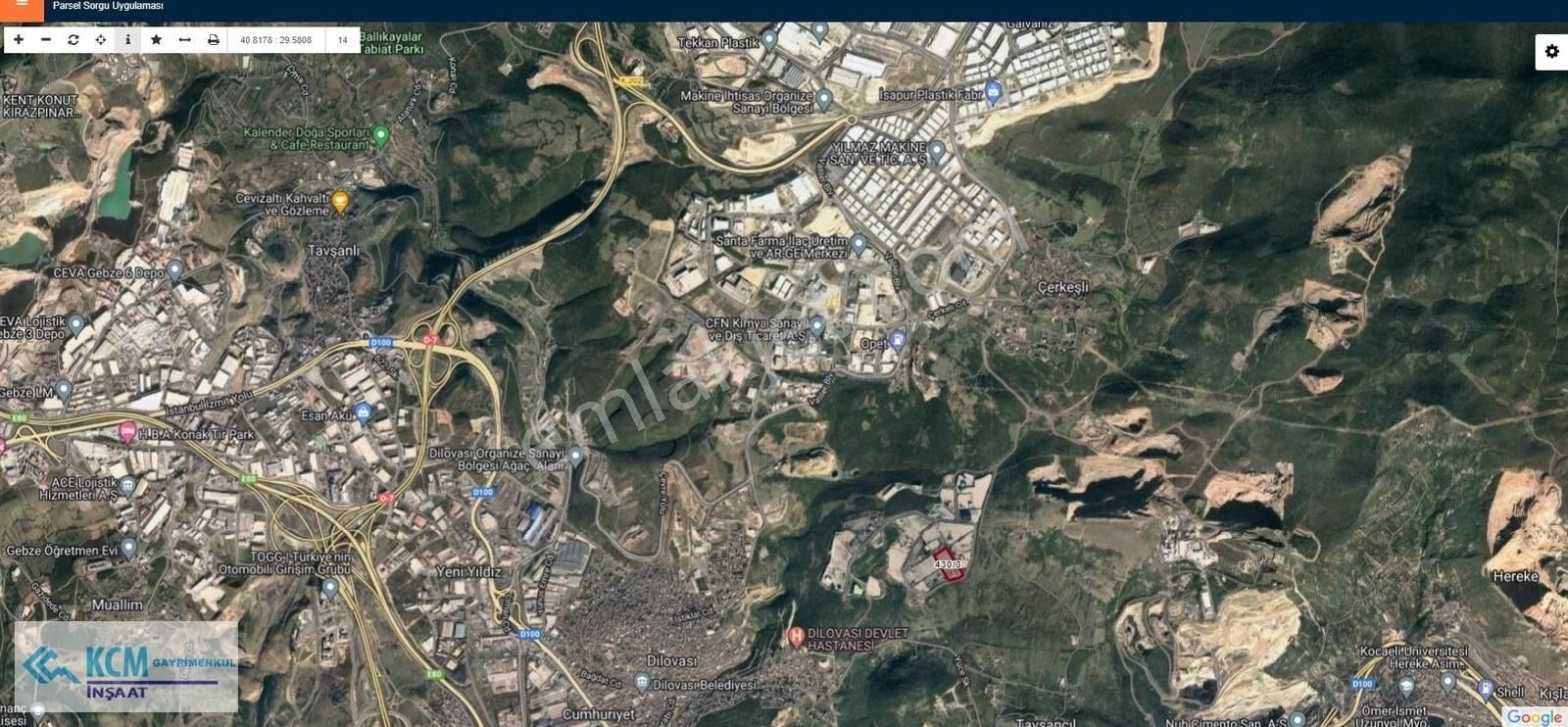 Dilovası Global Karma Osb De Satılık 30.000 M2 Sanayi Arsası - Görsel 3
