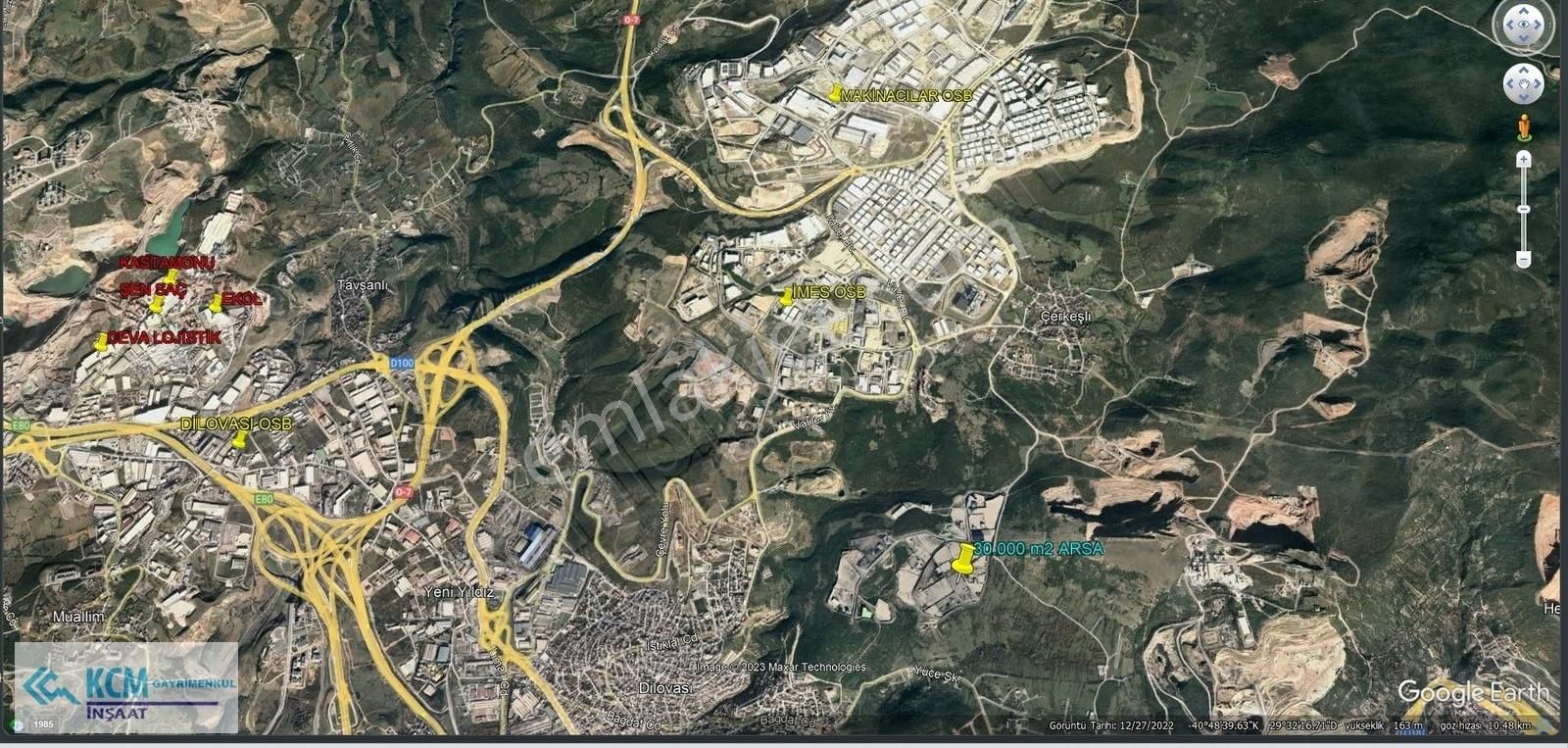 Dilovası Global Karma Osb De Satılık 30.000 M2 Sanayi Arsası - Görsel 4