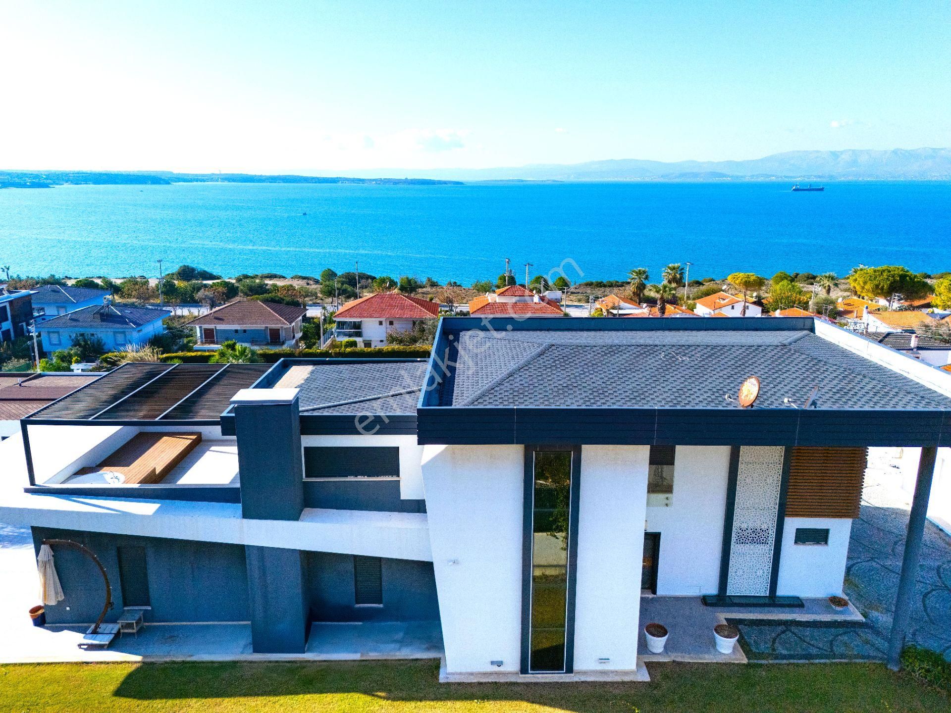 Çesme Çiftlikköy 1500 M2 Arazi Üzerinde Full Deniz Manzaralı Satılık Ultra Lüks Tripleks Malikane - Görsel 34