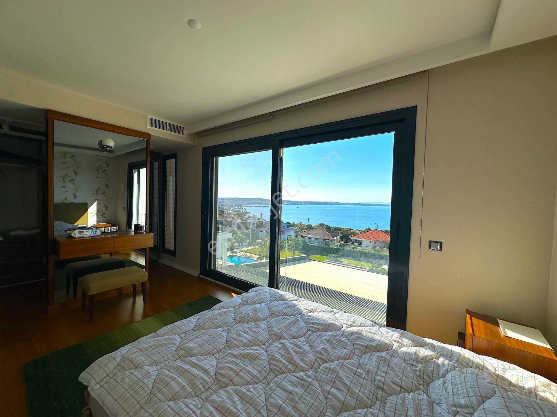 Çesme Çiftlikköy 1500 M2 Arazi Üzerinde Full Deniz Manzaralı Satılık Ultra Lüks Tripleks Malikane - Görsel 20