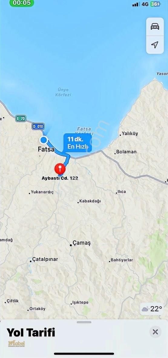 Ordu-fatsa Meşebükü Mah . Fırın Market Mevkisinde Kiralık Arsa - Görsel 13
