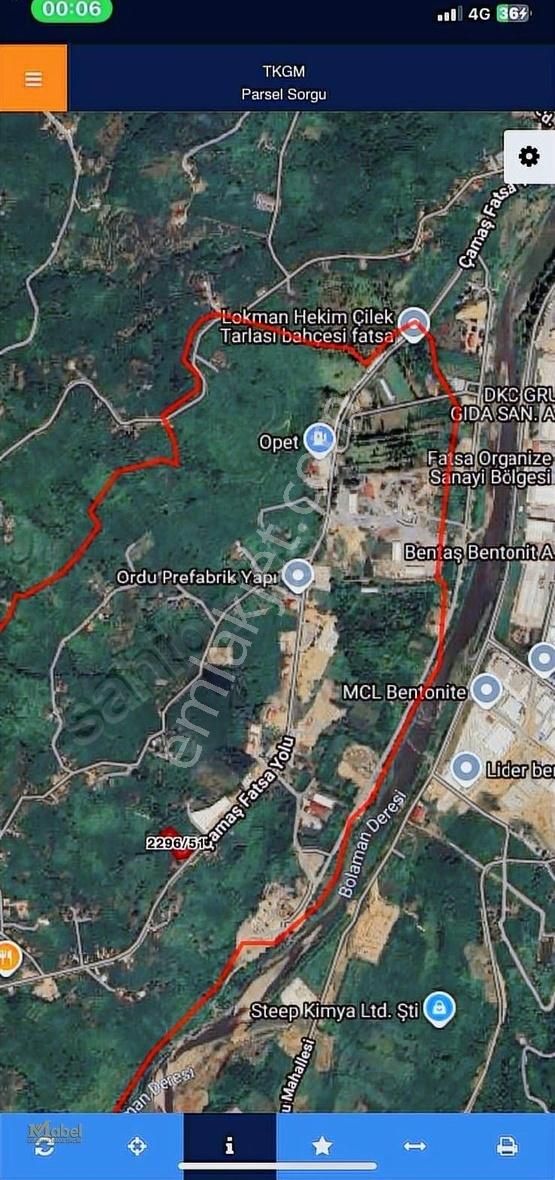 Ordu-fatsa Meşebükü Mah . Fırın Market Mevkisinde Kiralık Arsa - Görsel 6