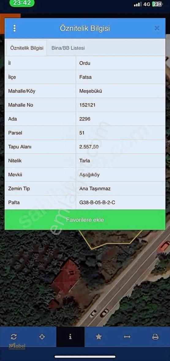 Ordu-fatsa Meşebükü Mah . Fırın Market Mevkisinde Kiralık Arsa - Görsel 14