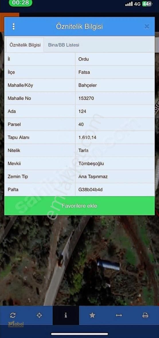 Ordu-fatsa Bahçeler Mah . Kömbeşoğlu Mevkisinde Kiralık Arsa - Görsel 10