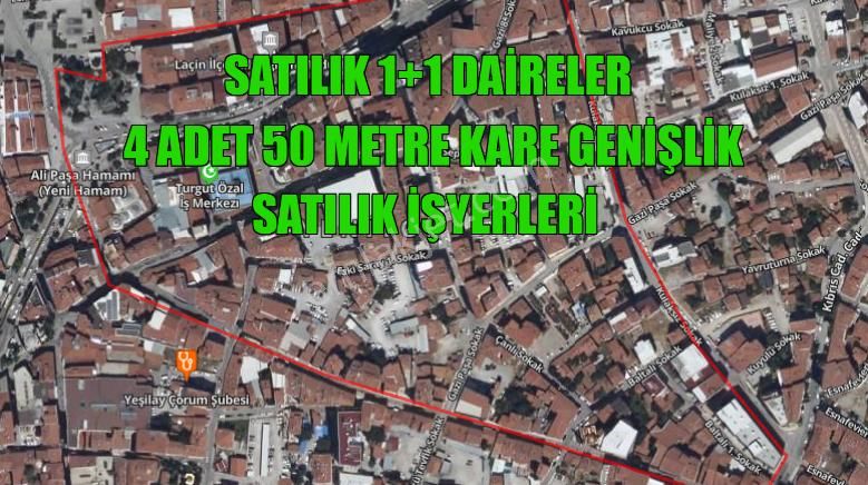 Çorum Pehlivan Emlaktan Yeniyol Mah Satılık 1+1 Daireler Ve İşyerleri