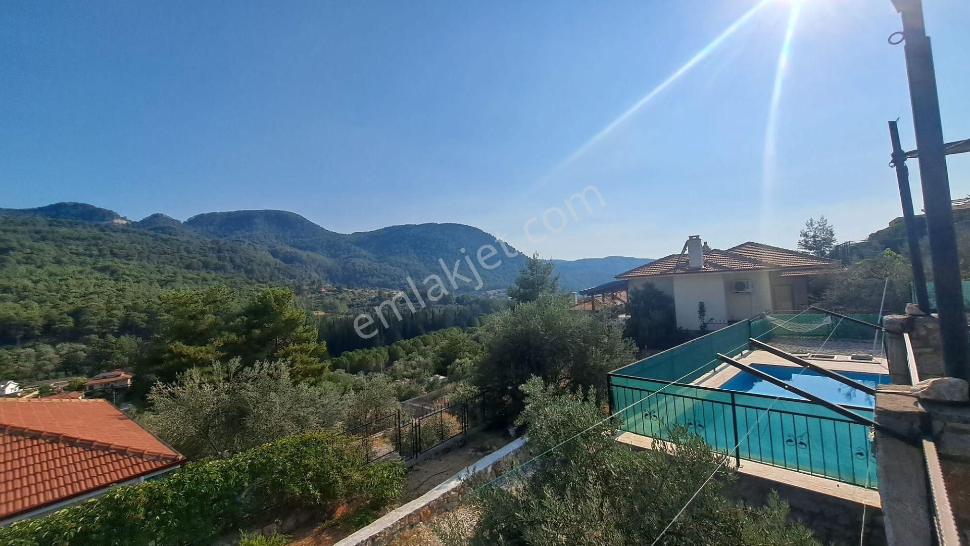Stop’tan Fethiye Üzümlü De Kiralık Doğa Manzaralı Villa - Görsel 29