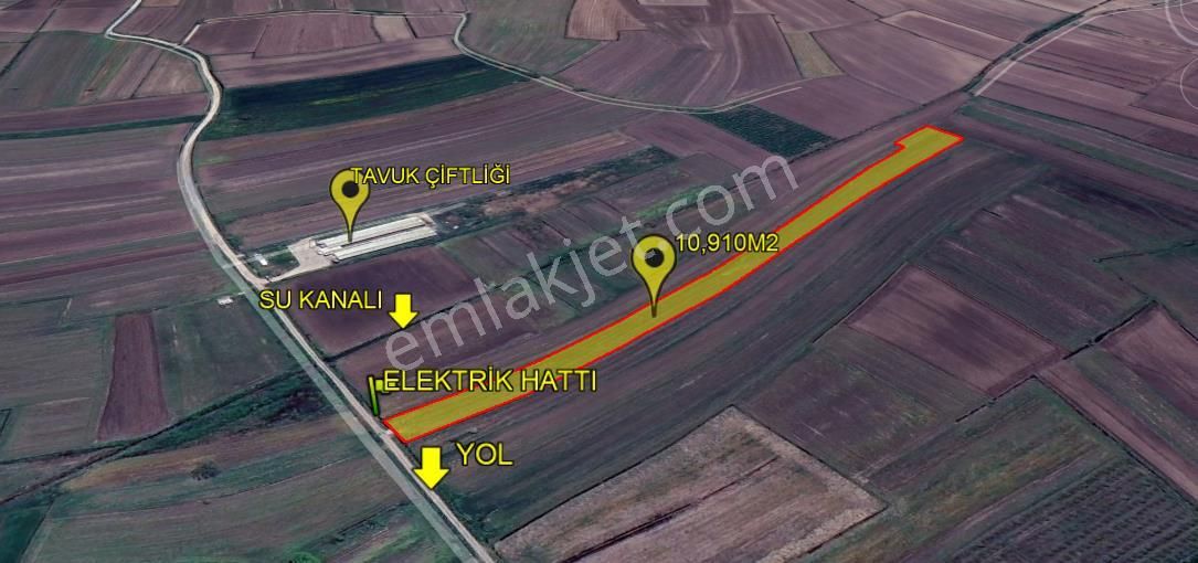 Adapazarı Çatlıcakta 10.910 M² Yola Cepheli Satılık Arazi - Görsel 18