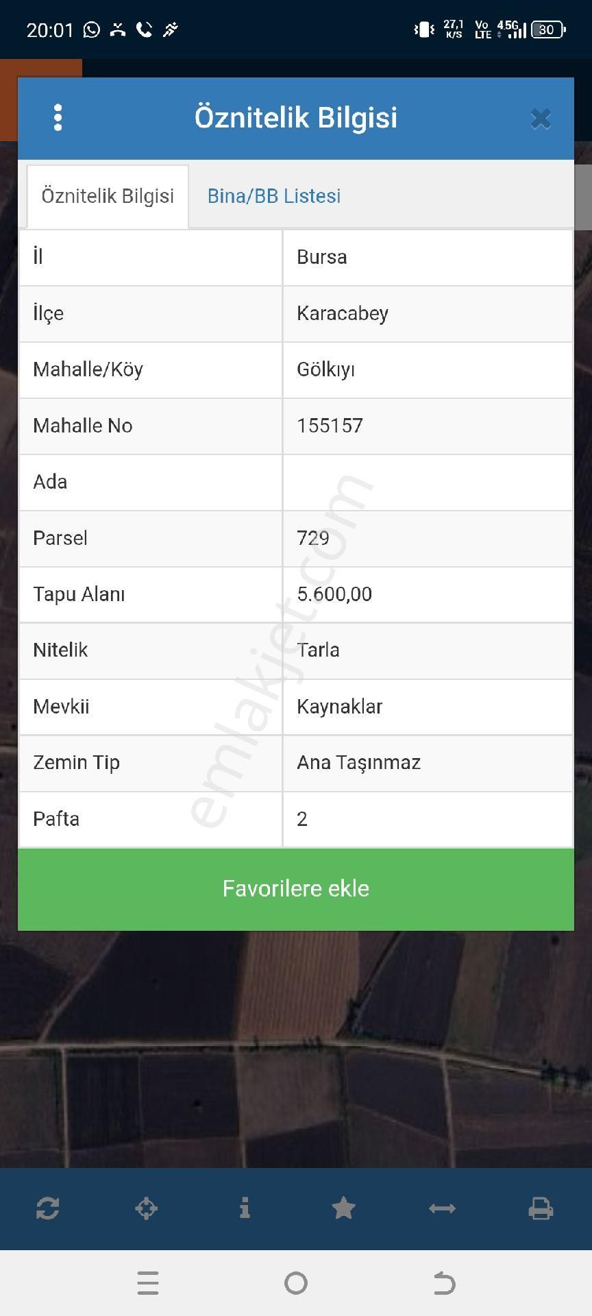 Karacabey Gölkıyı Tarla