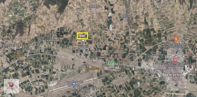 Bursa Yenişehir Karaköy Mahallesi Yatırıma Uygun Tarla - Arsa