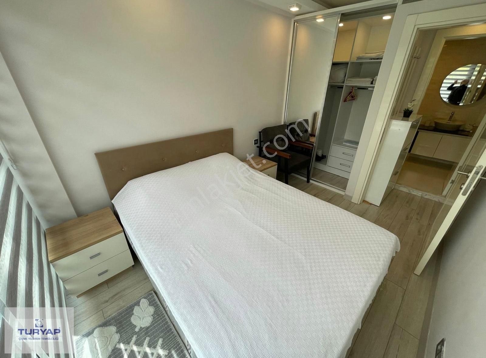 Turyap Çeşme Ilıca'da Denize Yakın Kiralık 1+1 Daire - Görsel 16