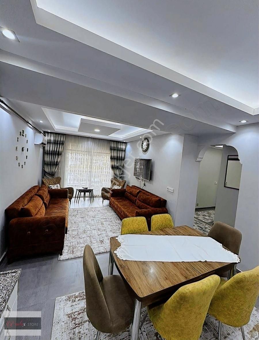 Eskiyol Cadde Üzeri B.makineli-klimalı-ara Kat Eşyalı Daire!