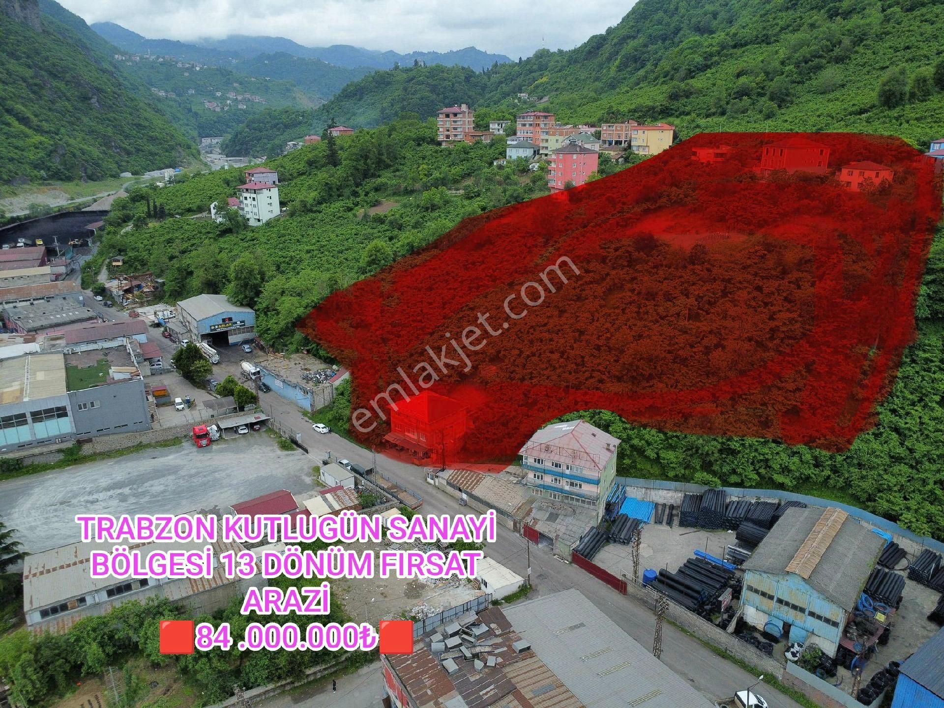 Trabzon Sanayi Bölgesinde Yatırımlık Arazi