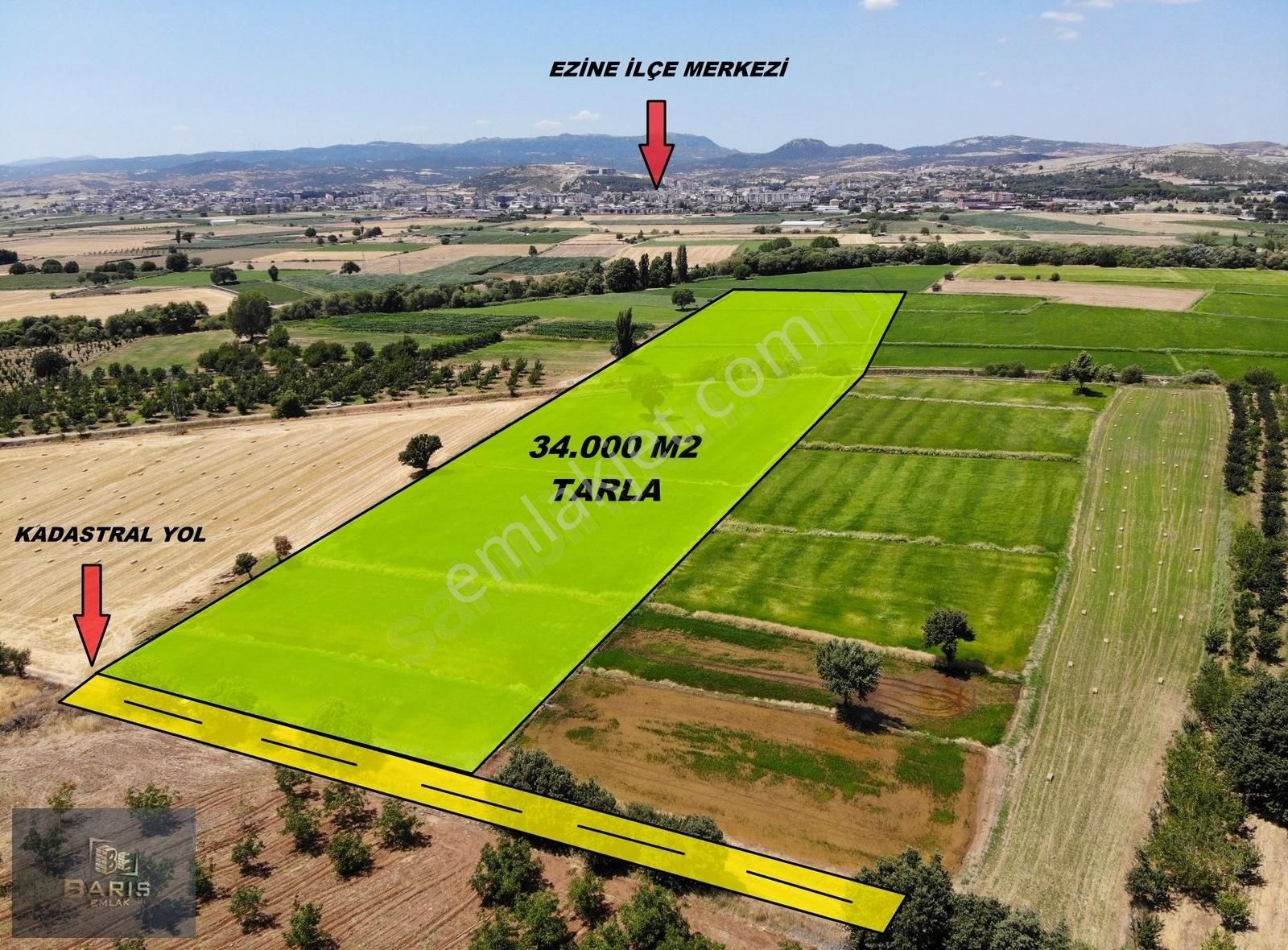 Çanakkale Ezine İlçesine 1 Km Mesafede Satılık Tarla Hissesi - Görsel 2