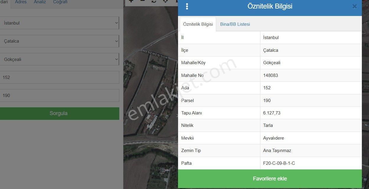 Demir Deluxe ____çatalca Gökçeali Satılık Tarla 340m2 (muvafakatnameli - Görsel 2