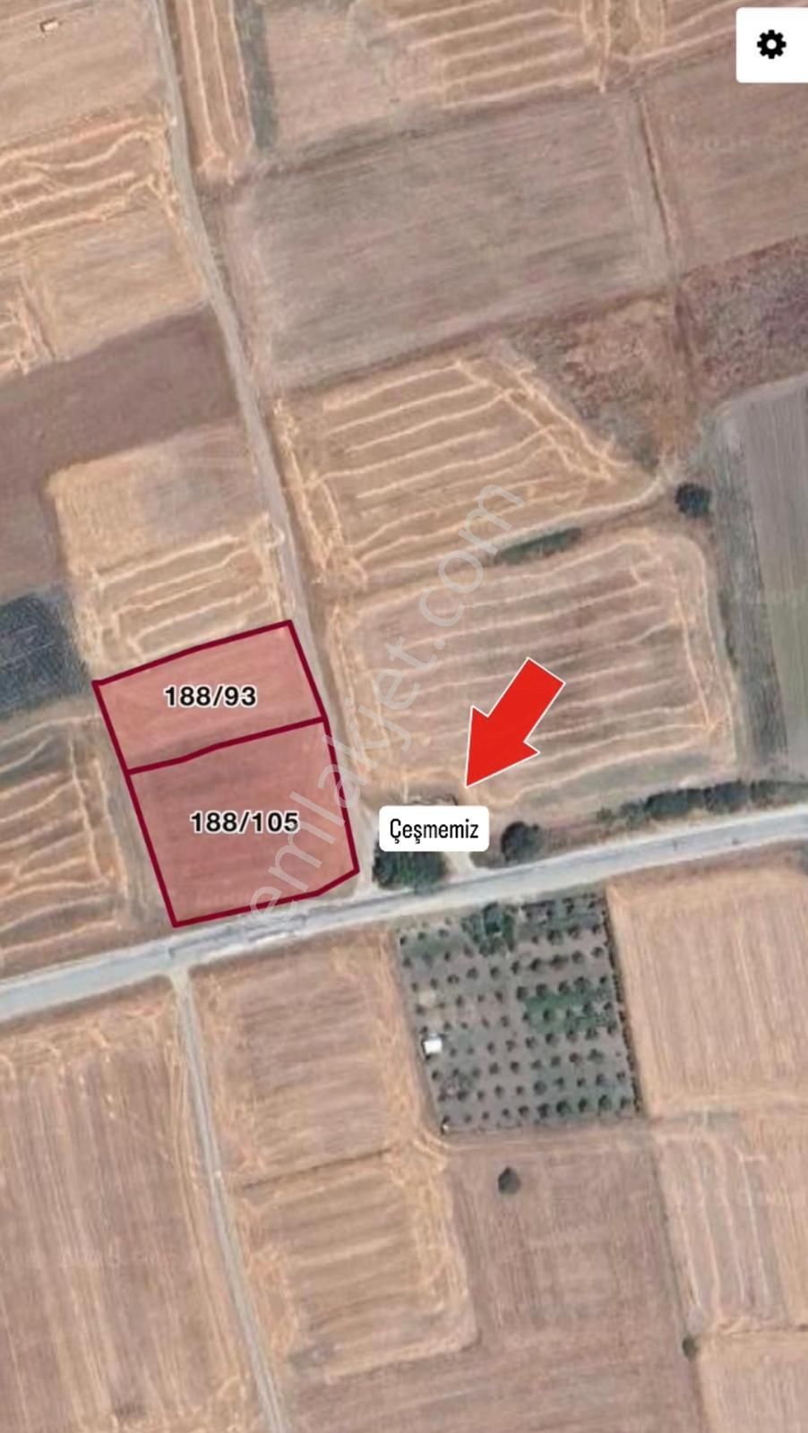 Çanakkale Biga Örtülüce Köyün'de Kelepir Satılık Arazi
