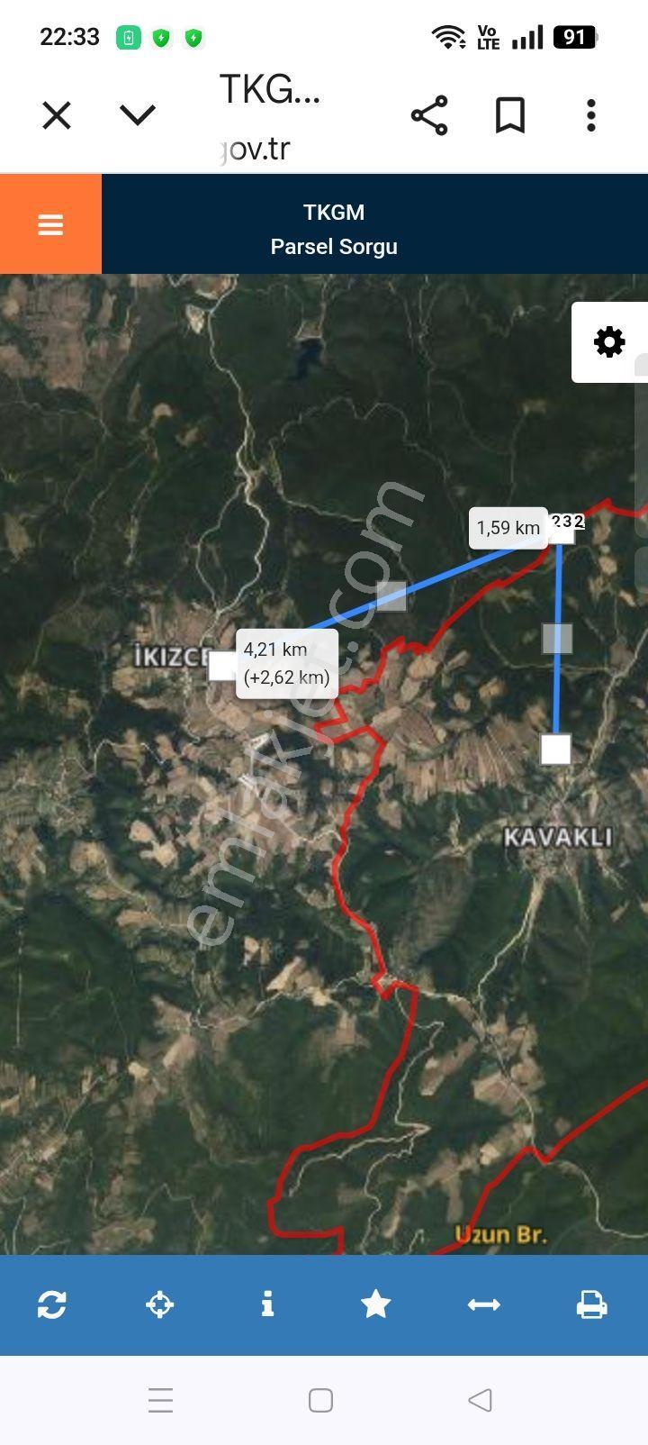 Bilecigin Kavaklı Köyünde Satılık Tarla - Görsel 3