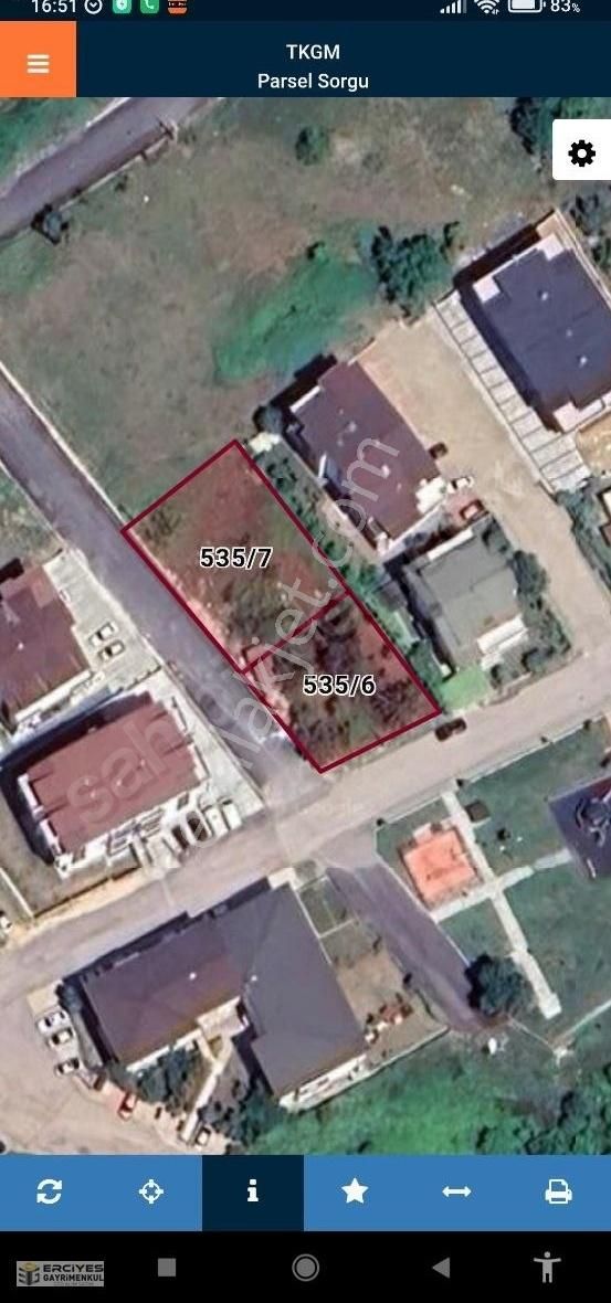 Merkezde 487 Mt2 Arsa ,,%30 3.5 Kat İmarlı