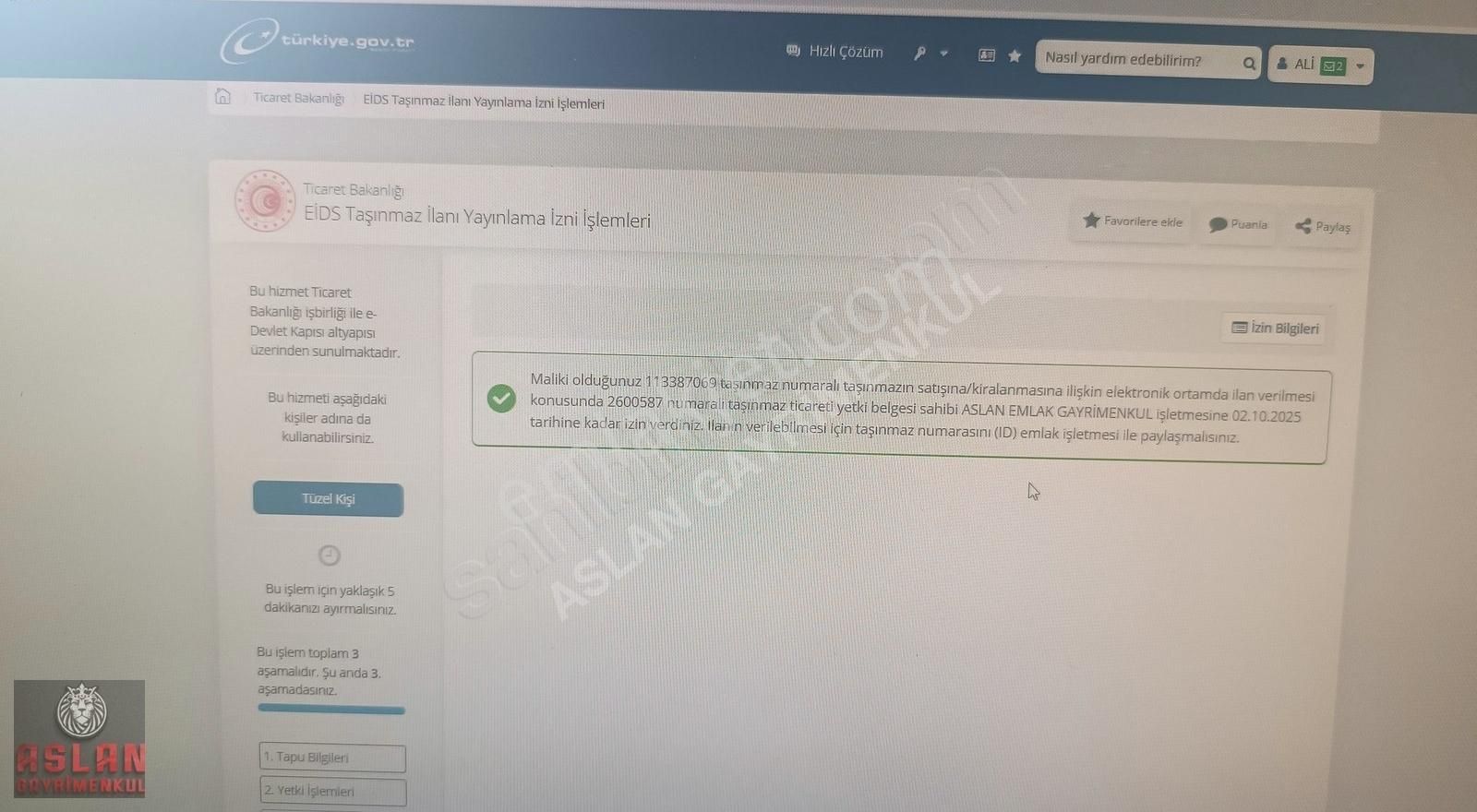 Aslan Emlak Gayrimenkulden Kiralık Çamlıcada Bahçe Katı 2+1