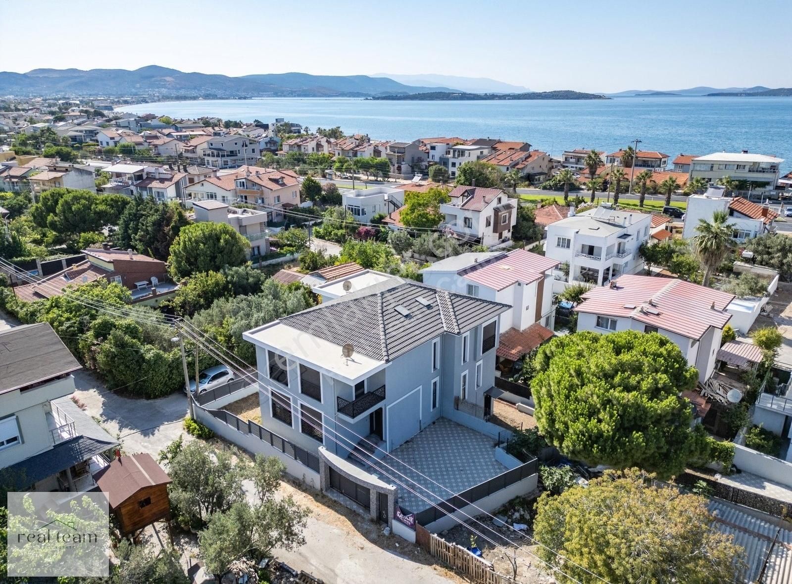 Urla Kalabak' Ta Sahile 200mt Net 160m² Sıfır Boş İkiz Villa - Görsel 15