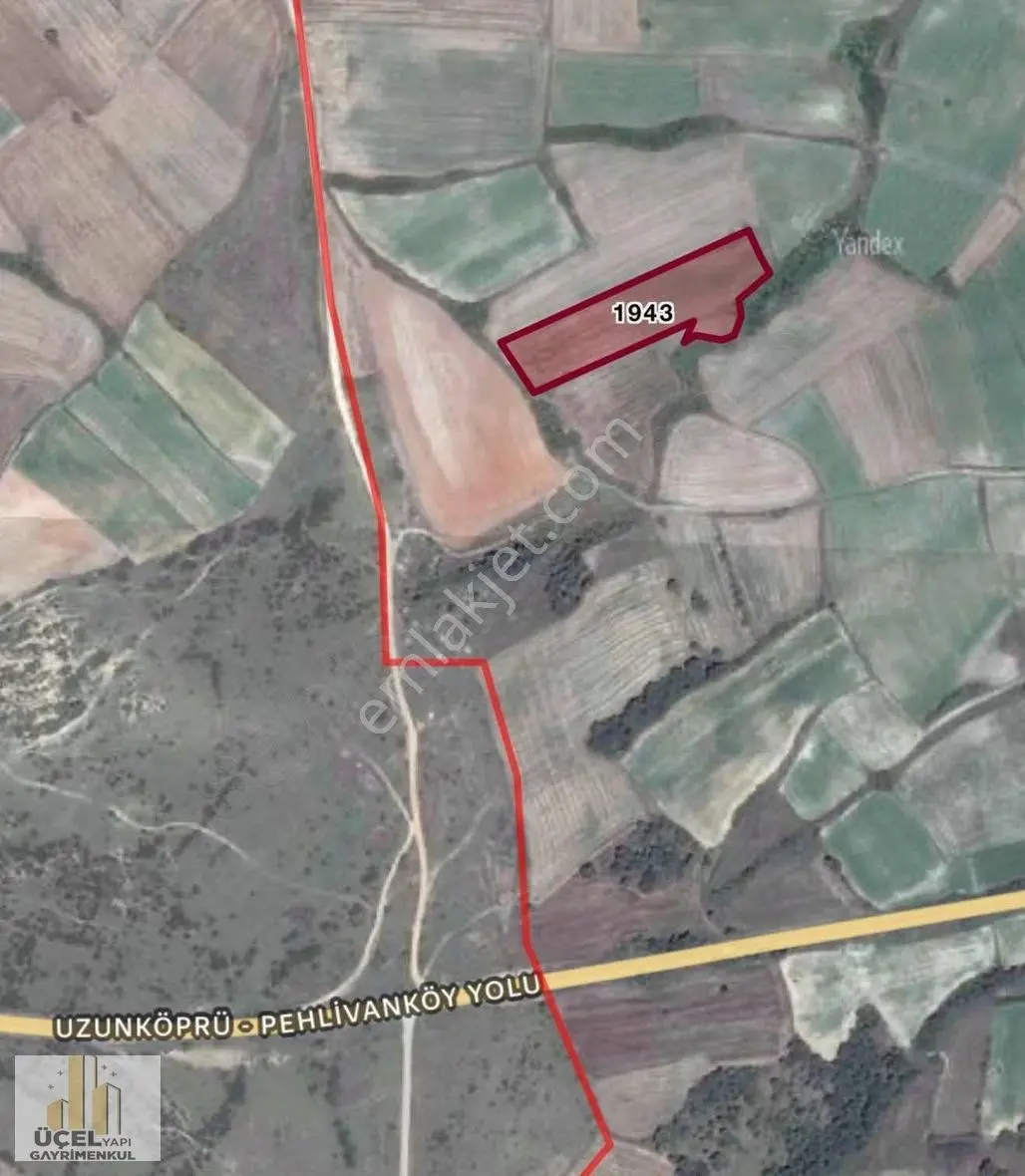 Uzunköprü Başağıl Mahallesinde Yola Yakın, 400 M2 Satılık Arsa - Görsel 3