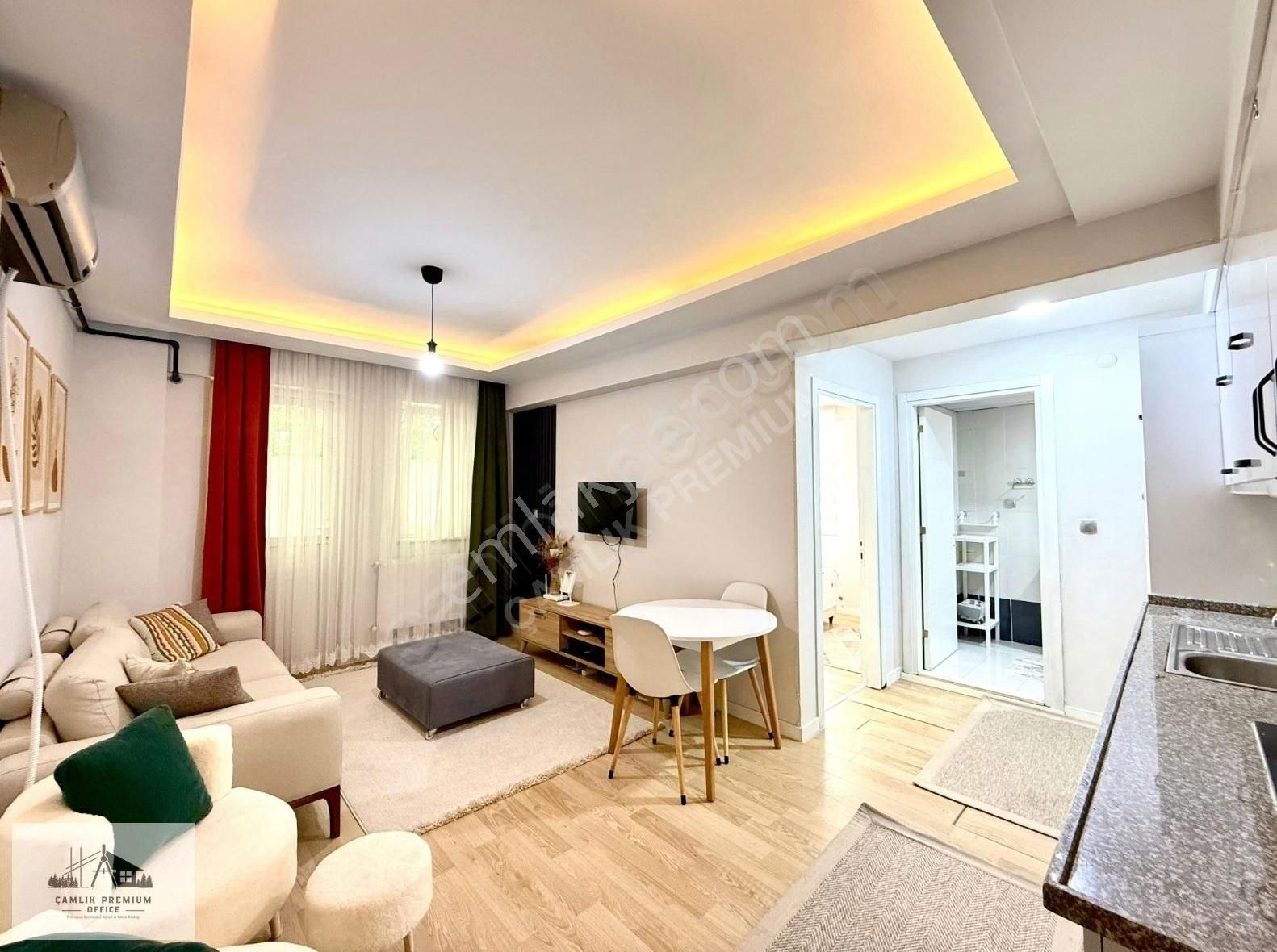 Zeytinköy'de Fırsat 1+1 Balkonlu Klimalı Lüks Eşyalı Apart Daire - Görsel 15