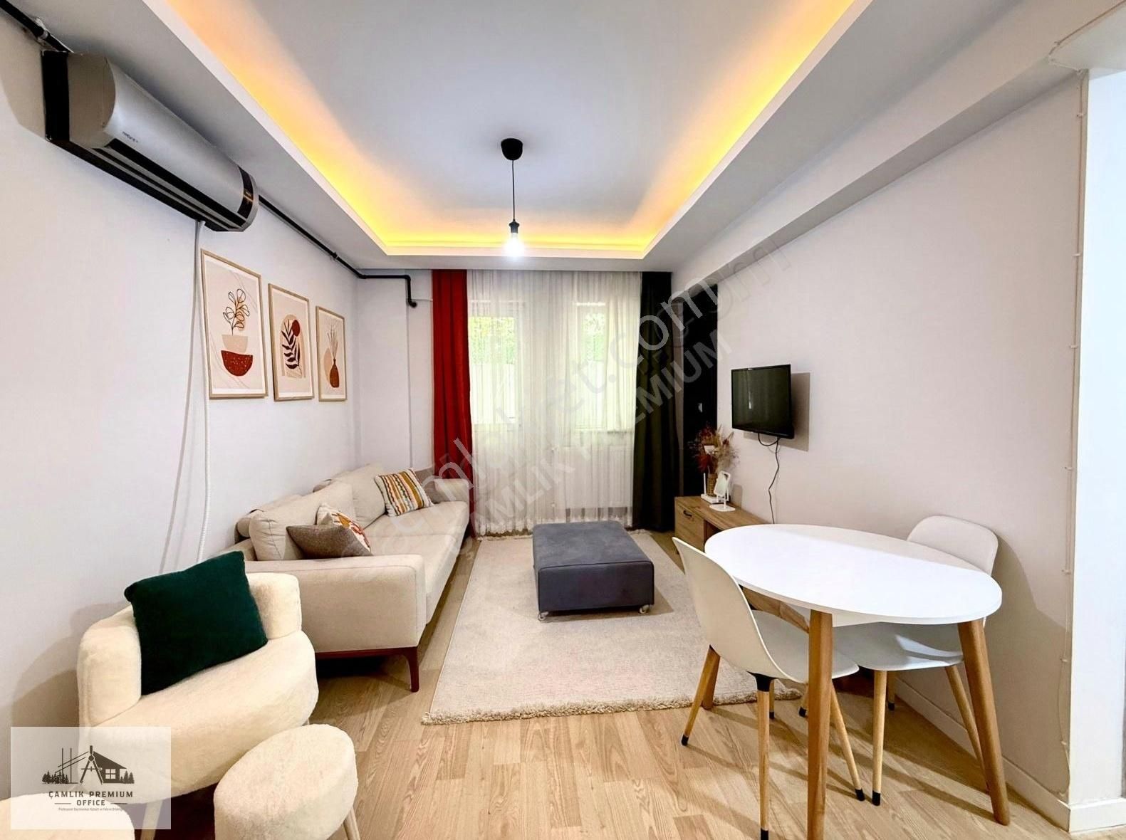 Zeytinköy'de Fırsat 1+1 Balkonlu Klimalı Lüks Eşyalı Apart Daire - Görsel 12