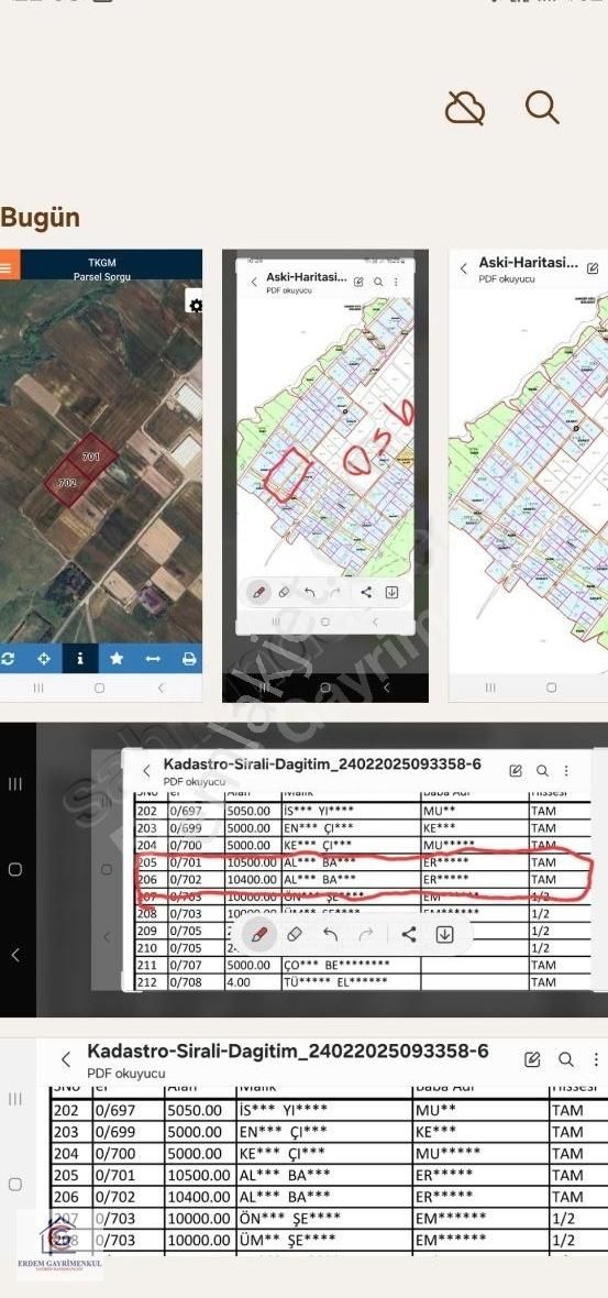 Turkgücün De Satılık 18 Ifraz Calışması Tamamlanan Satılık Arsa