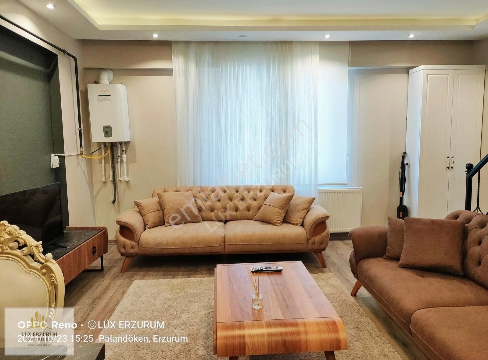 Lüx Erzurum'dan Yenişehir Alt Yolda 1+1 Eşyalı Dubleks Daire