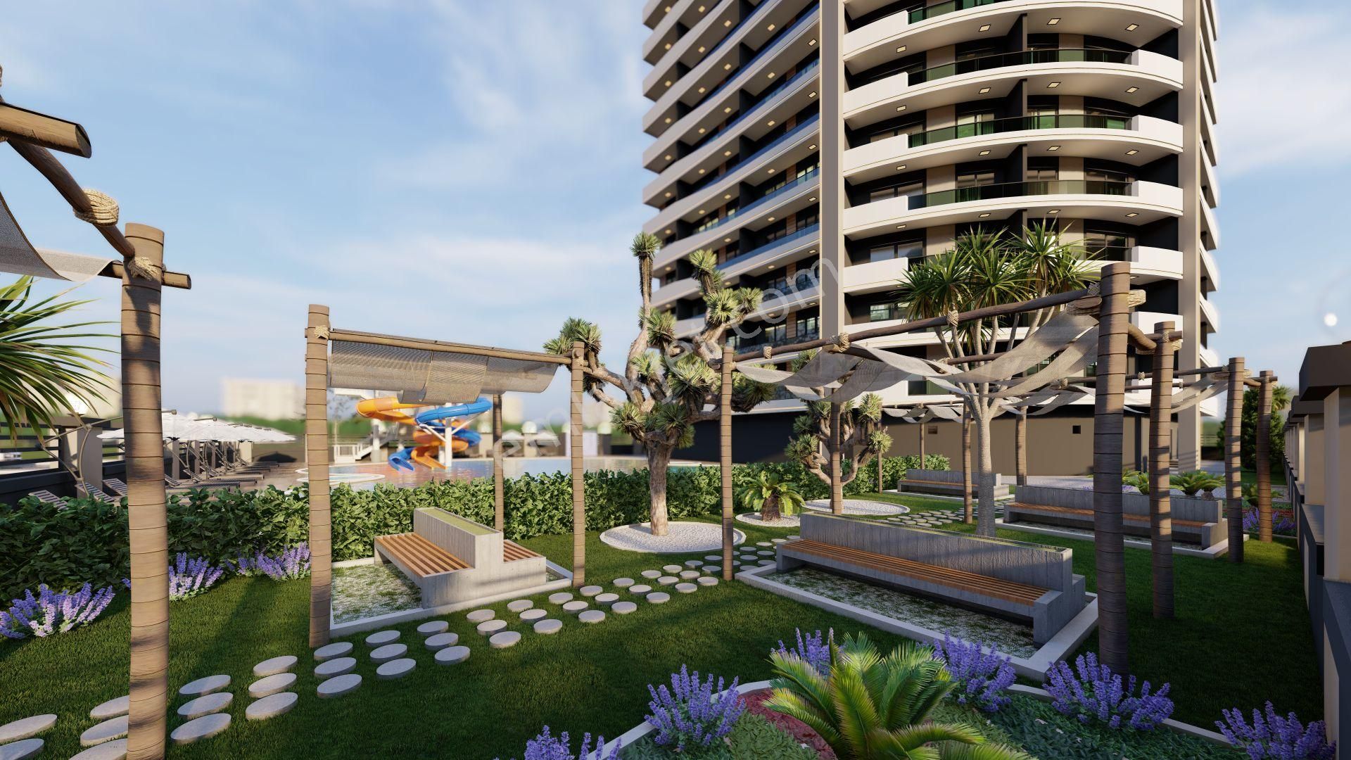 Royal Emlaktan Erdemli Ayaş Mah Satılık 1+1 Yazlık 70m2 Daire Full Deniz Manzaralı - Görsel 2