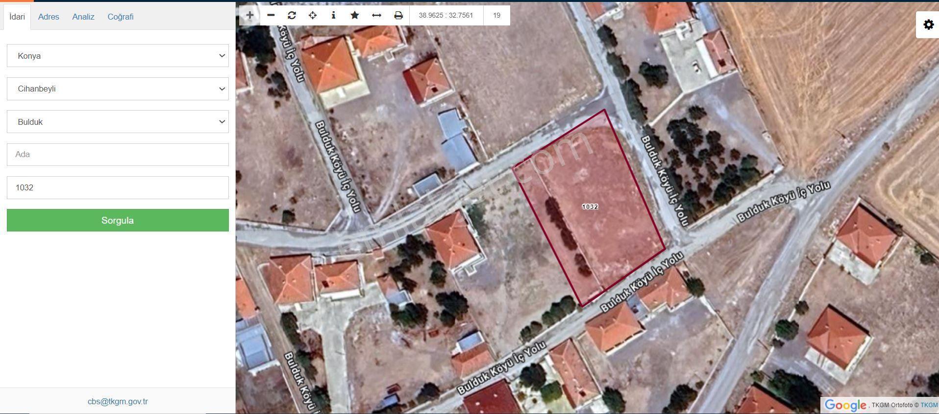 Konya Cihanbeyli Bulduk Mah.de Satılık Köşe Başı Villalık Tek Tapulu Müstakil Arsa - Görsel 27
