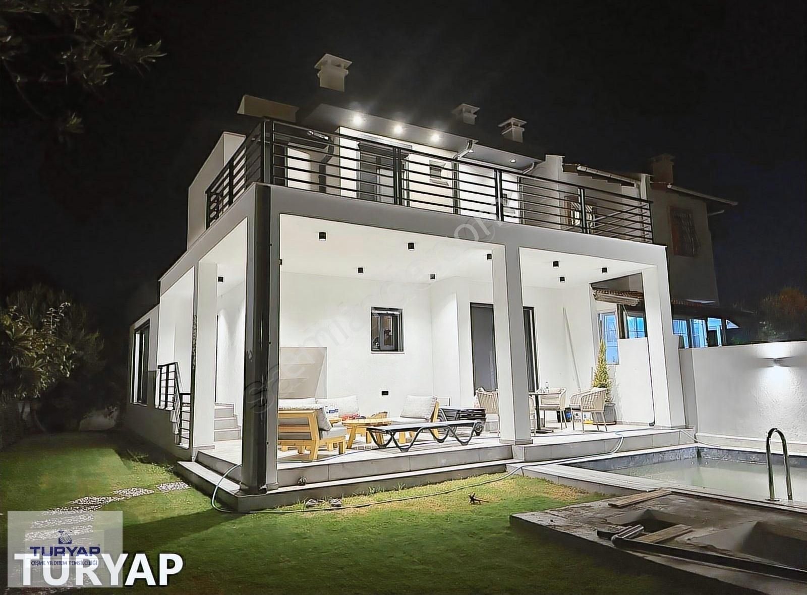 Turyap Çeşme Dalyan'da Satılık Havuzlu Sıfır Eşyalı Villa - Görsel 3