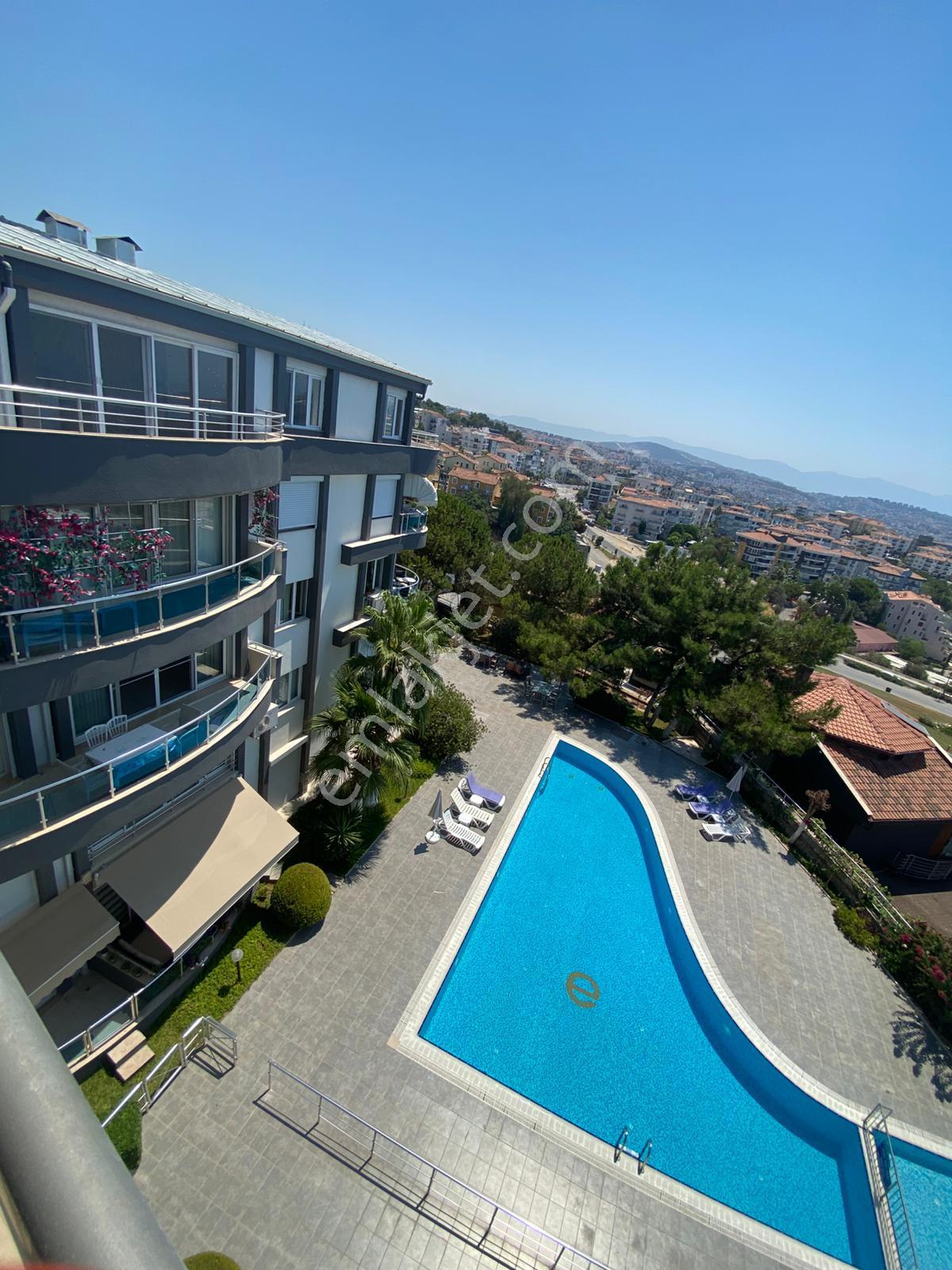 Kuşadası Marina Hastane Karşısı Eşyalı 3+1 Full Deniz Manzaralı Havuzlu Daire - Görsel 27