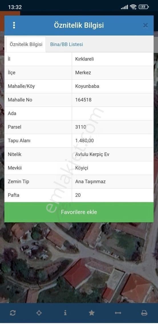 Kırklareli Merkezde Satılık İmarlı Arsa - Görsel 6