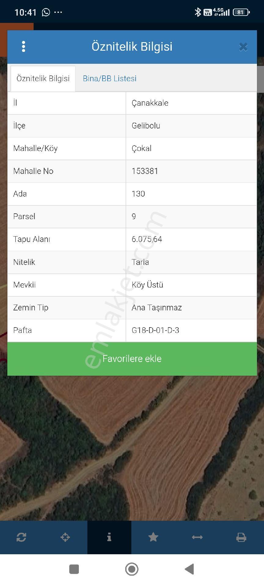 Gelibolu Çokal Köyünde Yatırım Lık Evladiyelik 11 Dönüm Arazi - Görsel 2