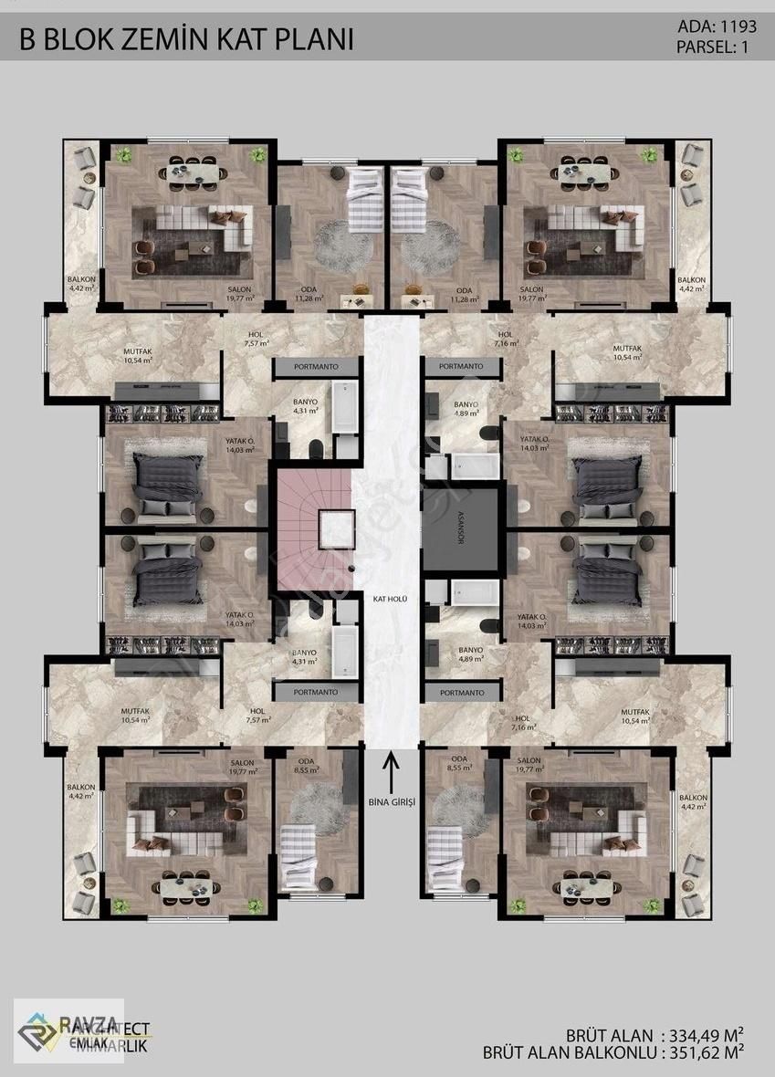 Yalova Merkez Mkp Mah 2+1 Site 2 Bloklu İçersinde Sıfır Daire - Görsel 2