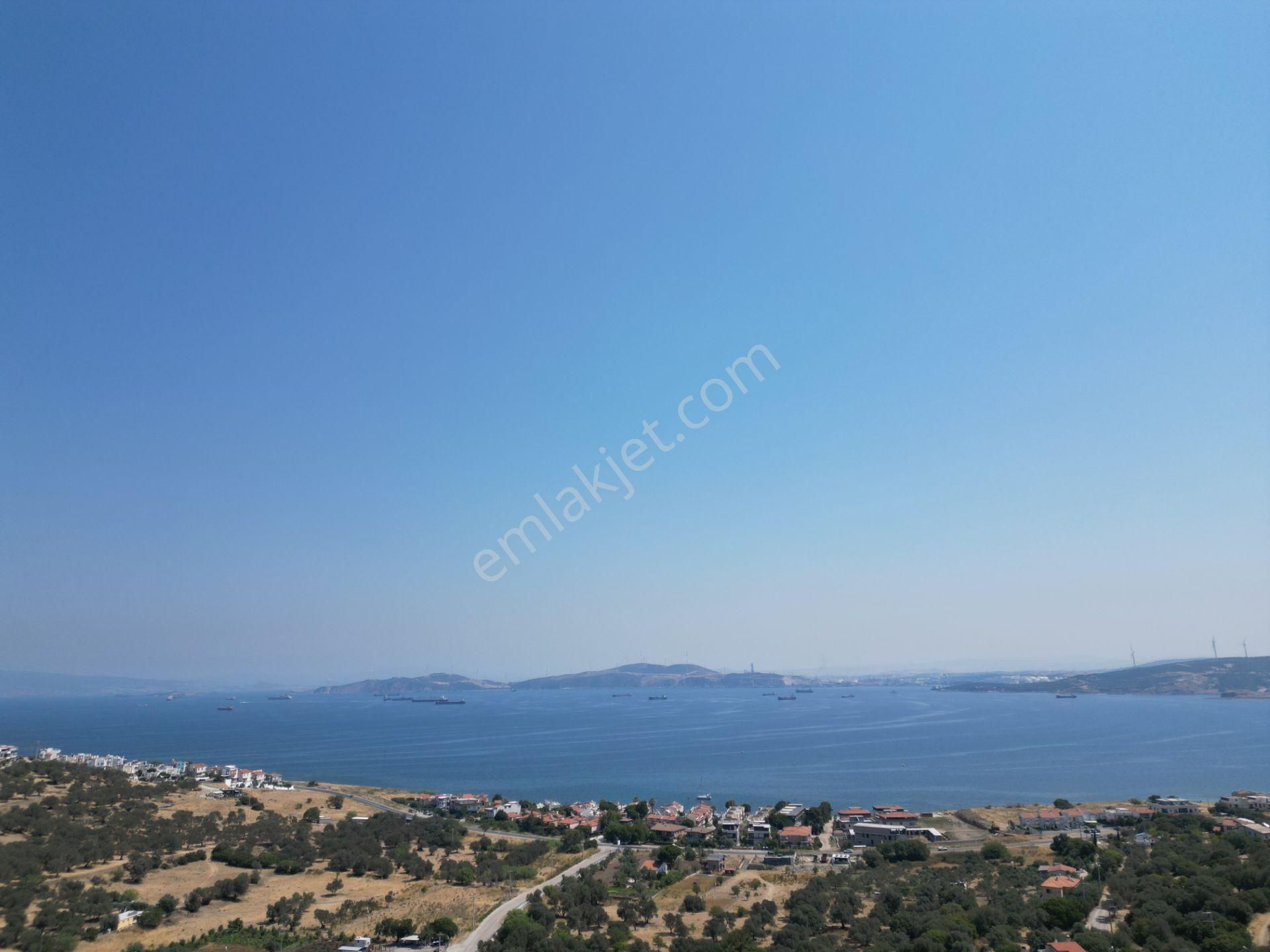 Yenifoça Fulya Sitesinde Full Deniz Manzaralı 353m2 Satılık Arsa - Görsel 2