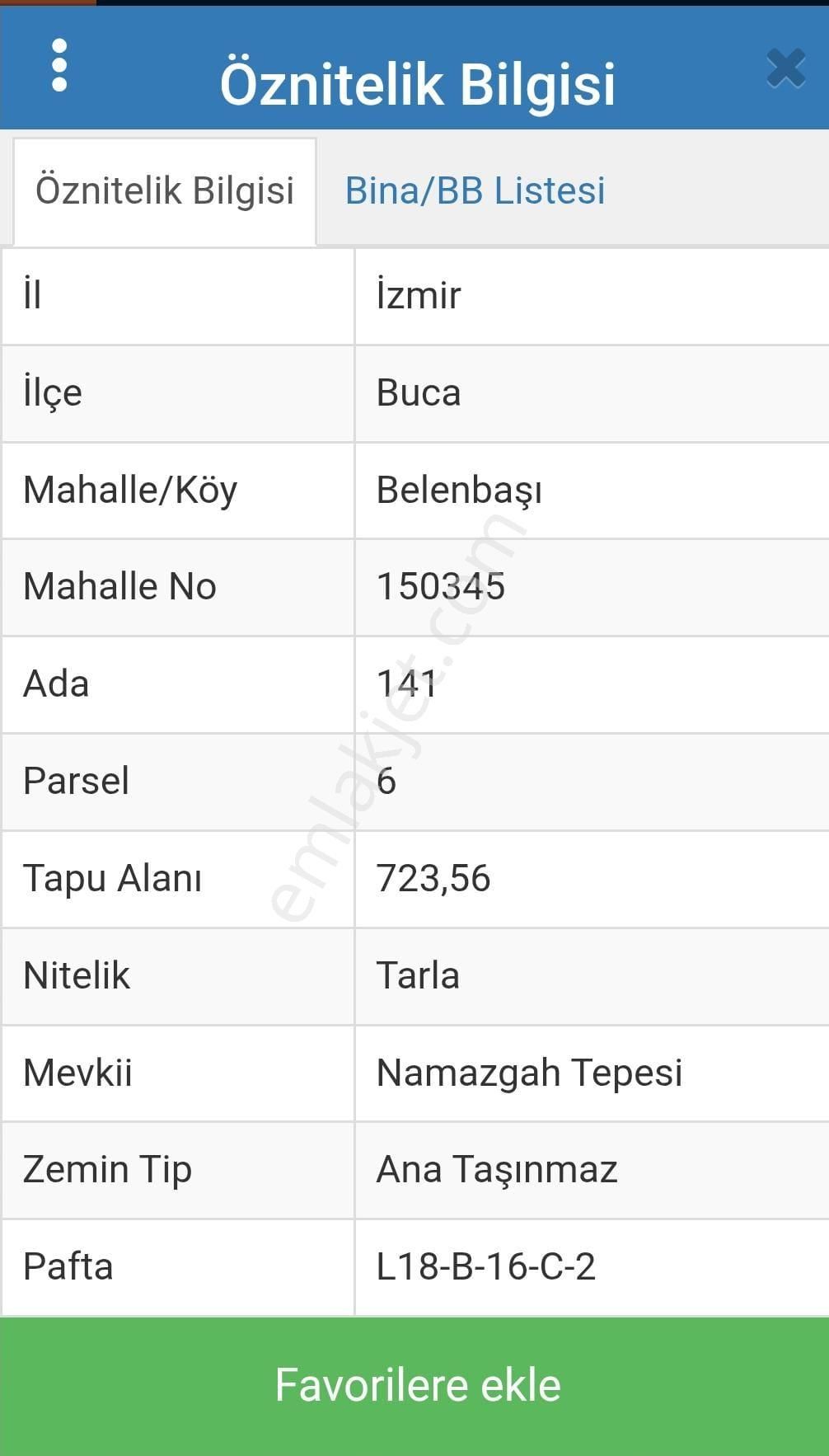 İzmir Buca Belenbaşı Nda 723m2 Satılık Arazi - Görsel 4