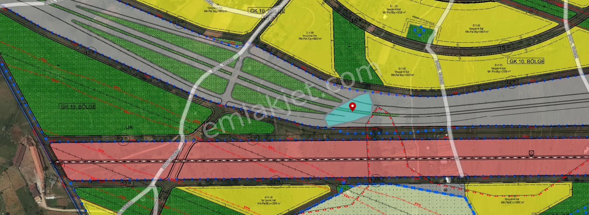 Kocaeli Gebze Denizli Köyünde Satılık 310 M2 Arsa - Görsel 3