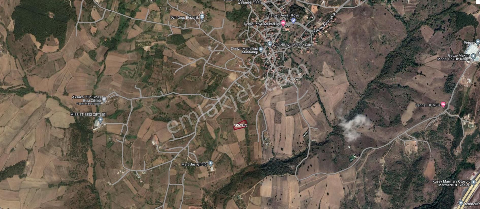 Kocaeli Gebze Denizli Köyünde Satılık 310 M2 Arsa - Görsel 2