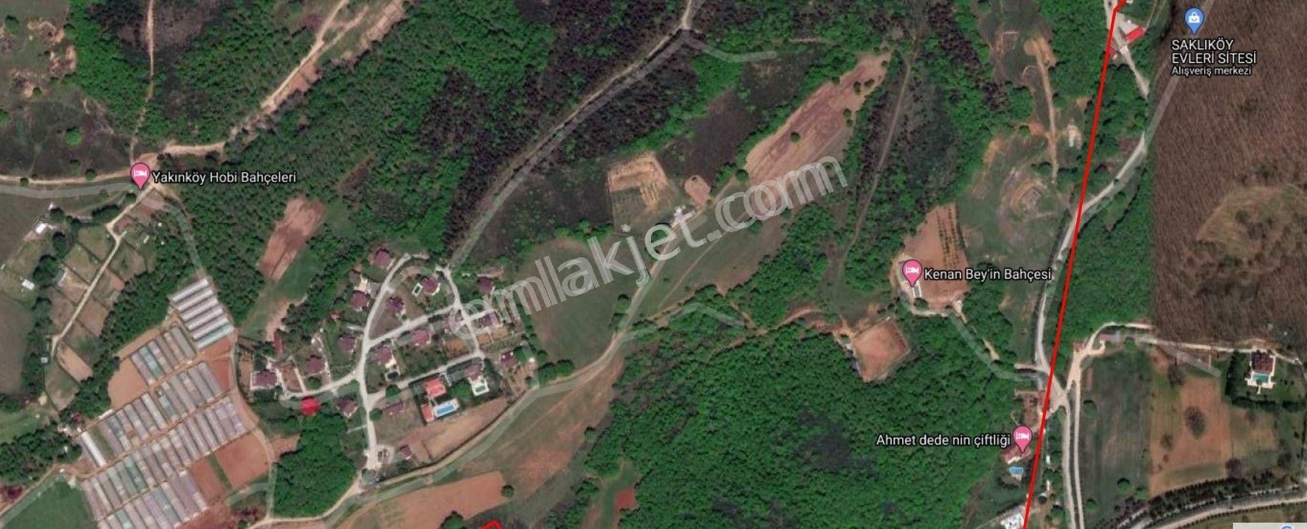 Kocaeli Gebze Ovacık Köyünde Villalık 5000 M2 Arsa