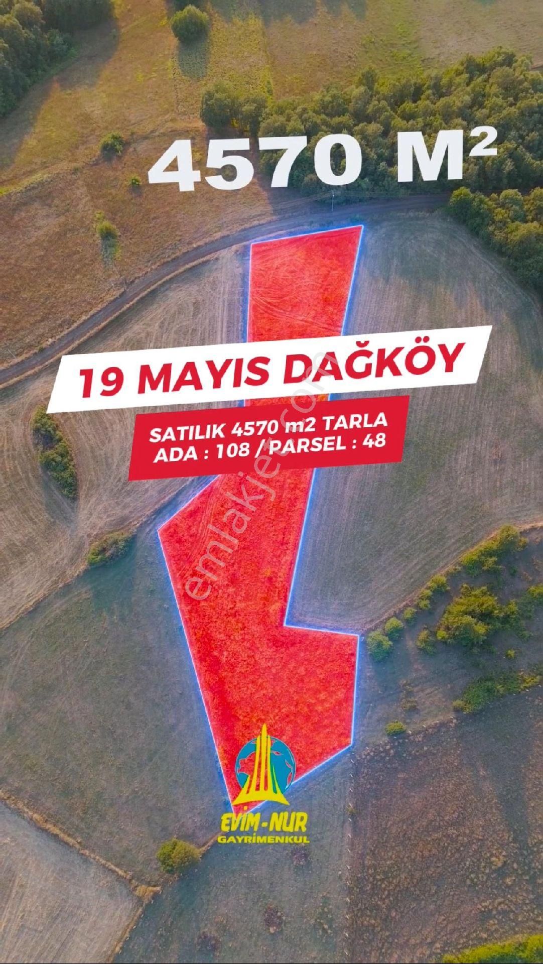 Evim-nur'dan Dağköy Mah 4.570m2 Mükemmel Konumda Yatırımlık Tarla