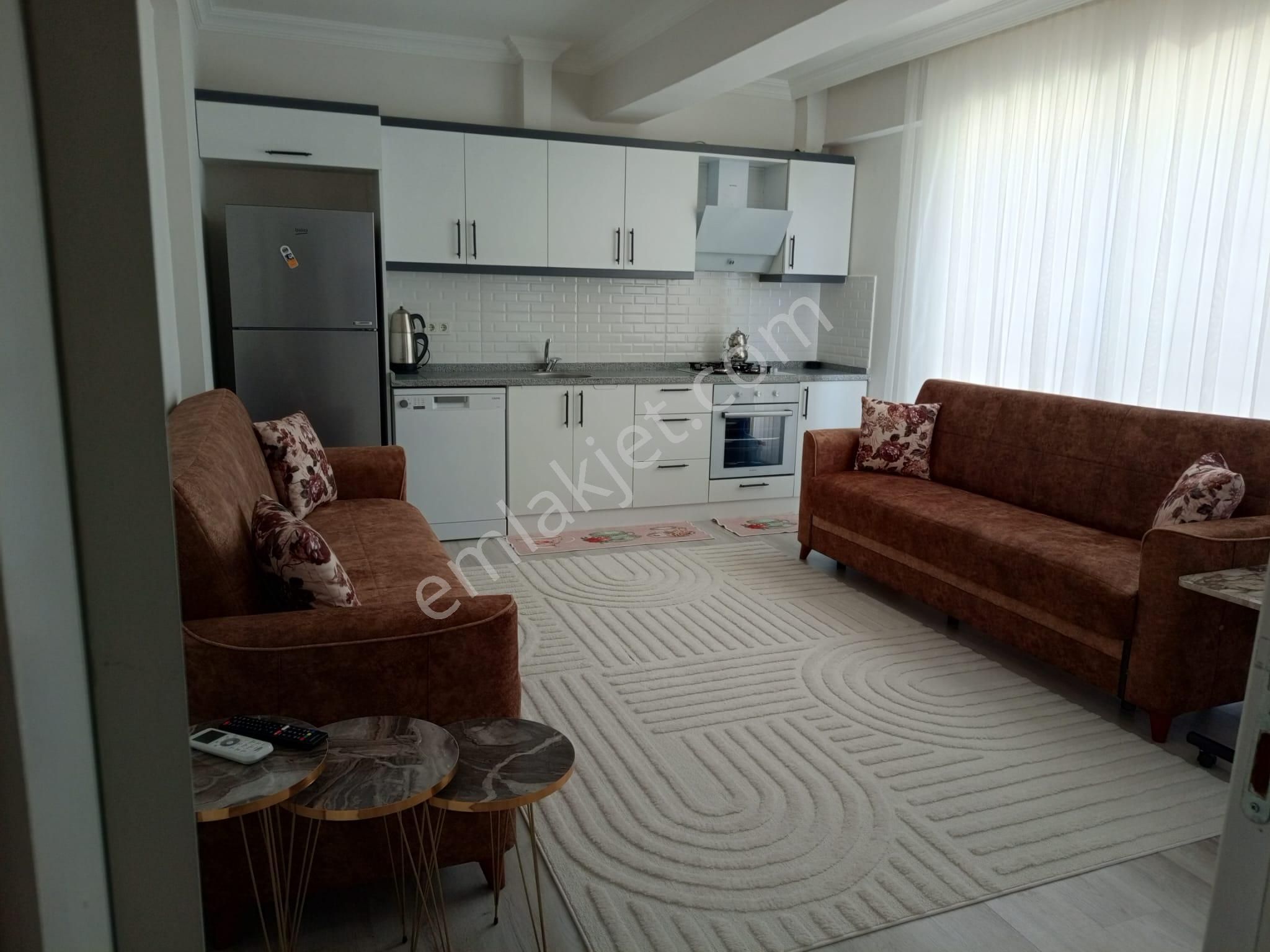 Dalaman Hürriyet Mahallesinde Full Eşyalı 1+1 Ara Kat Satılık Daire - Görsel 3