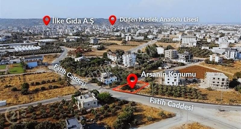 Kepez Varsak 478m2 Ticari+konut İmarlı Köşe Parsel Satılık Arsa