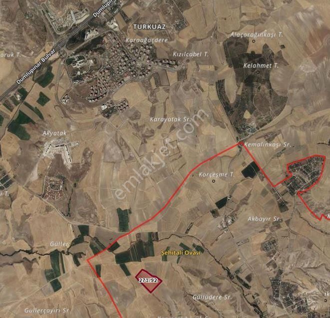 Şehitali'de İmar'a Komşu 2.253 M² Yatırımlık Hisseli Tapu
