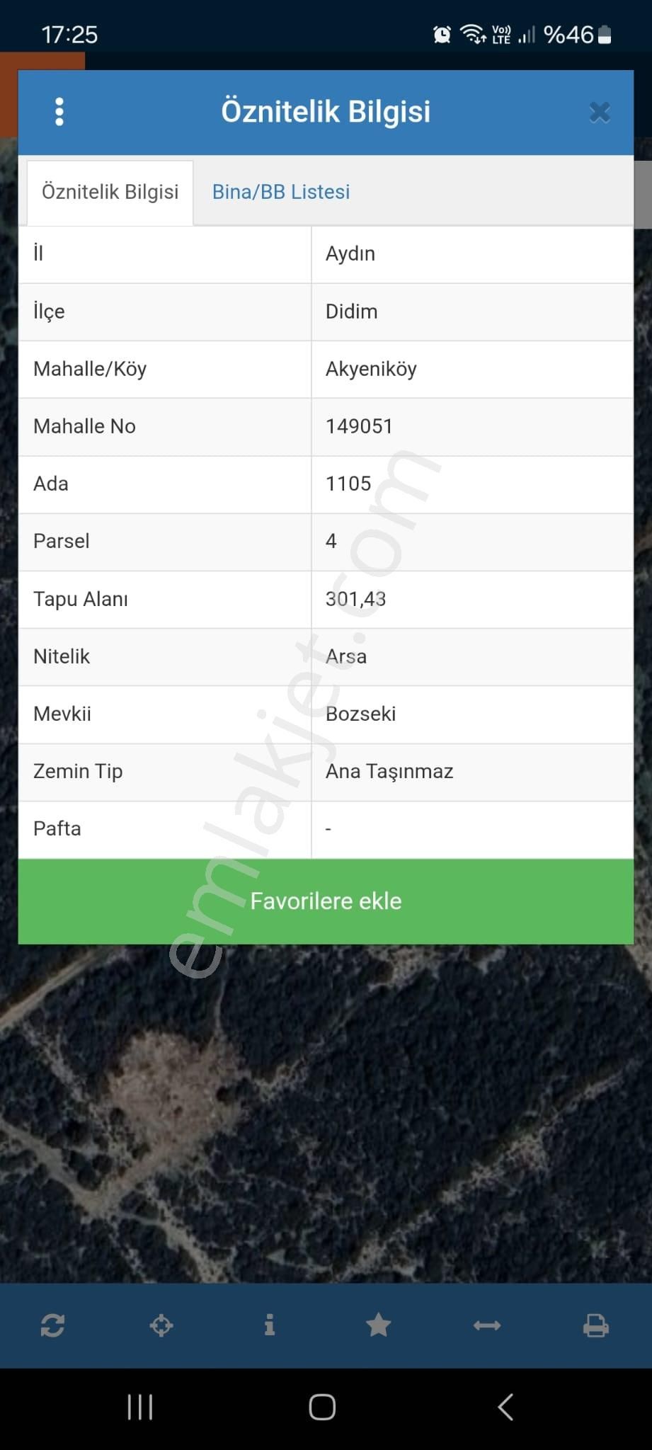Didim Akyeniköy Bozseki Mevkiinde 301 M² Satılık Arsa!